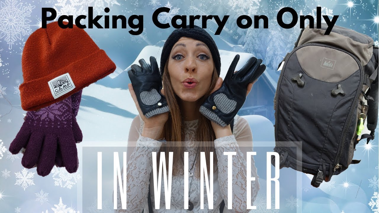 Packing Carry On Only in Winter